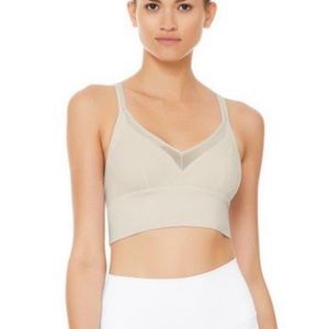 Alo yoga sneak long bra- bone xs